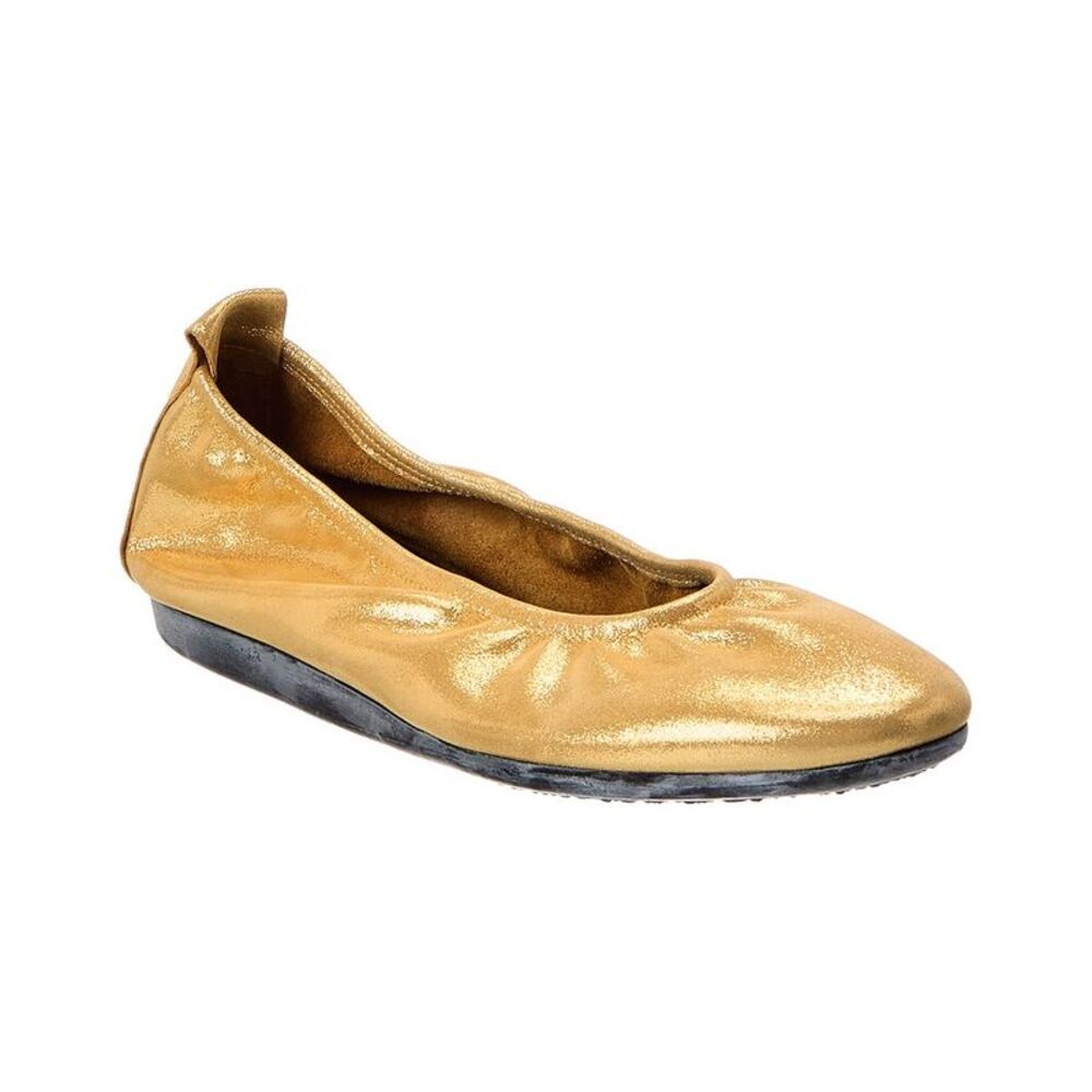 Arche Laius Leather Flat, Gold